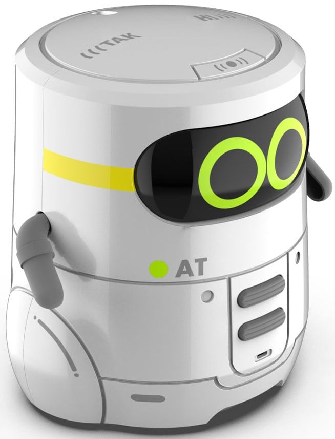 Розумний робот AT-Robot з сенсорним керуванням та навчальними картками, українська мова, білий (AT002-01-UKR) - фото 2