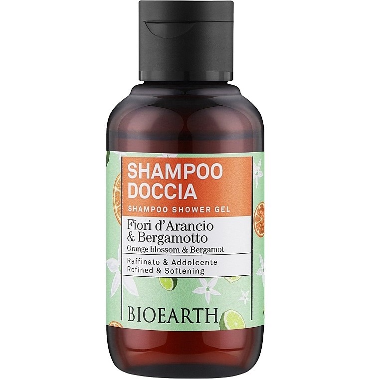 Шампунь-гель для душа Bioearth Family Orange Blossom & Bergamot Shampoo Shower Gel 100 мл - фото 1