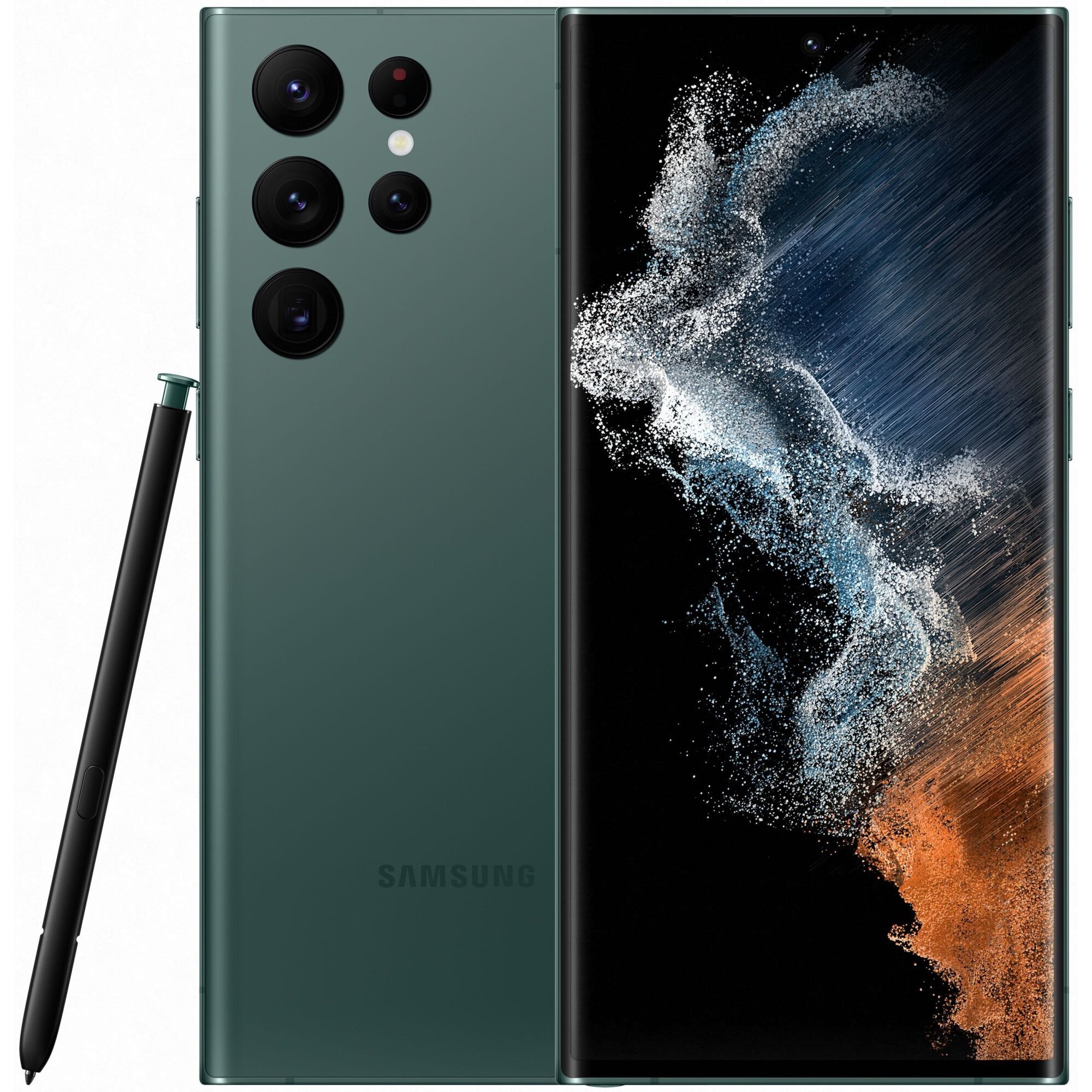 Смартфон Samsung Galaxy S22 Ultra 8/128 Gb Green (S908B/DS) - фото 1