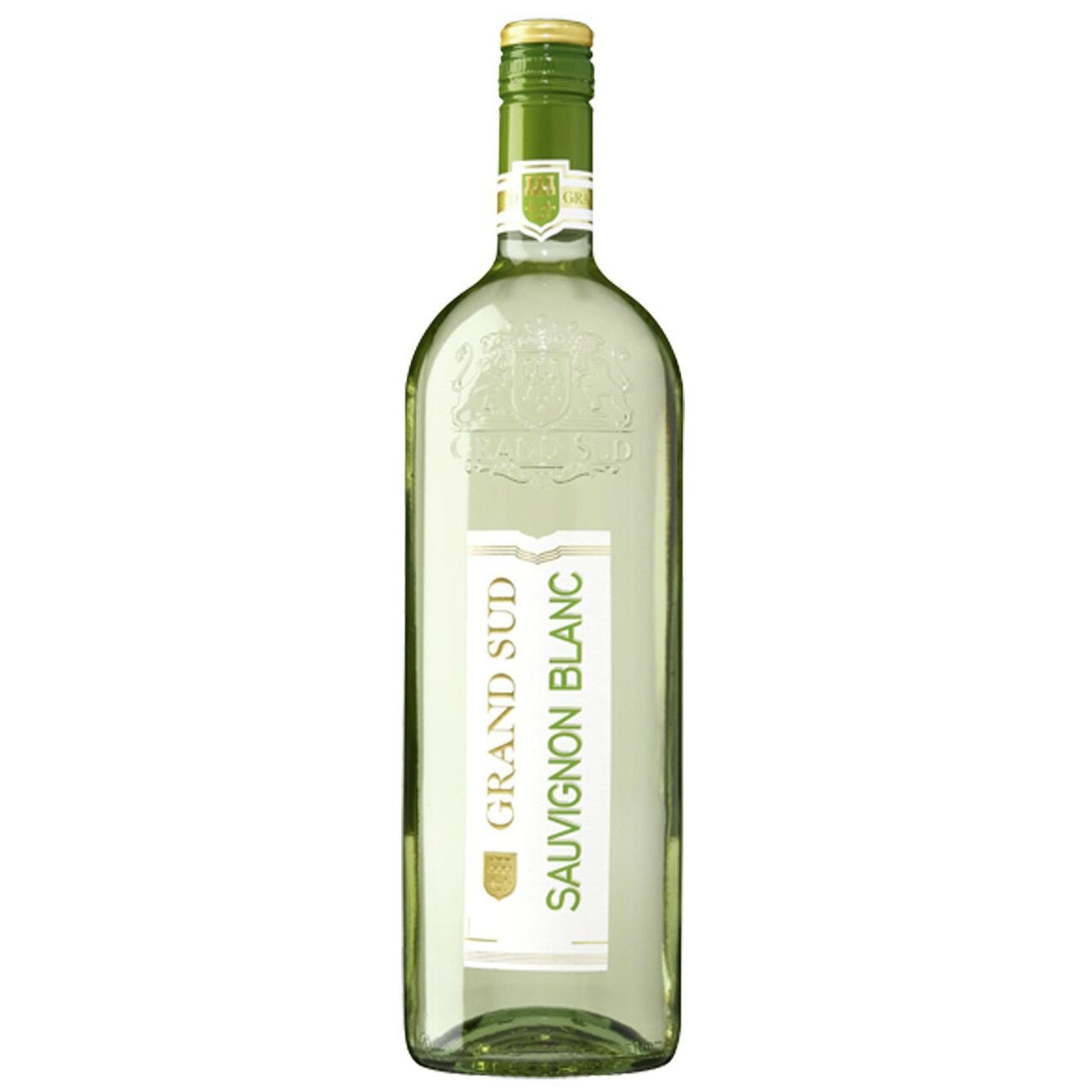 Вино Grand Sud Sauvignon Blanc, біле, сухе, 11,5%, 1 л (1312300) - фото 1