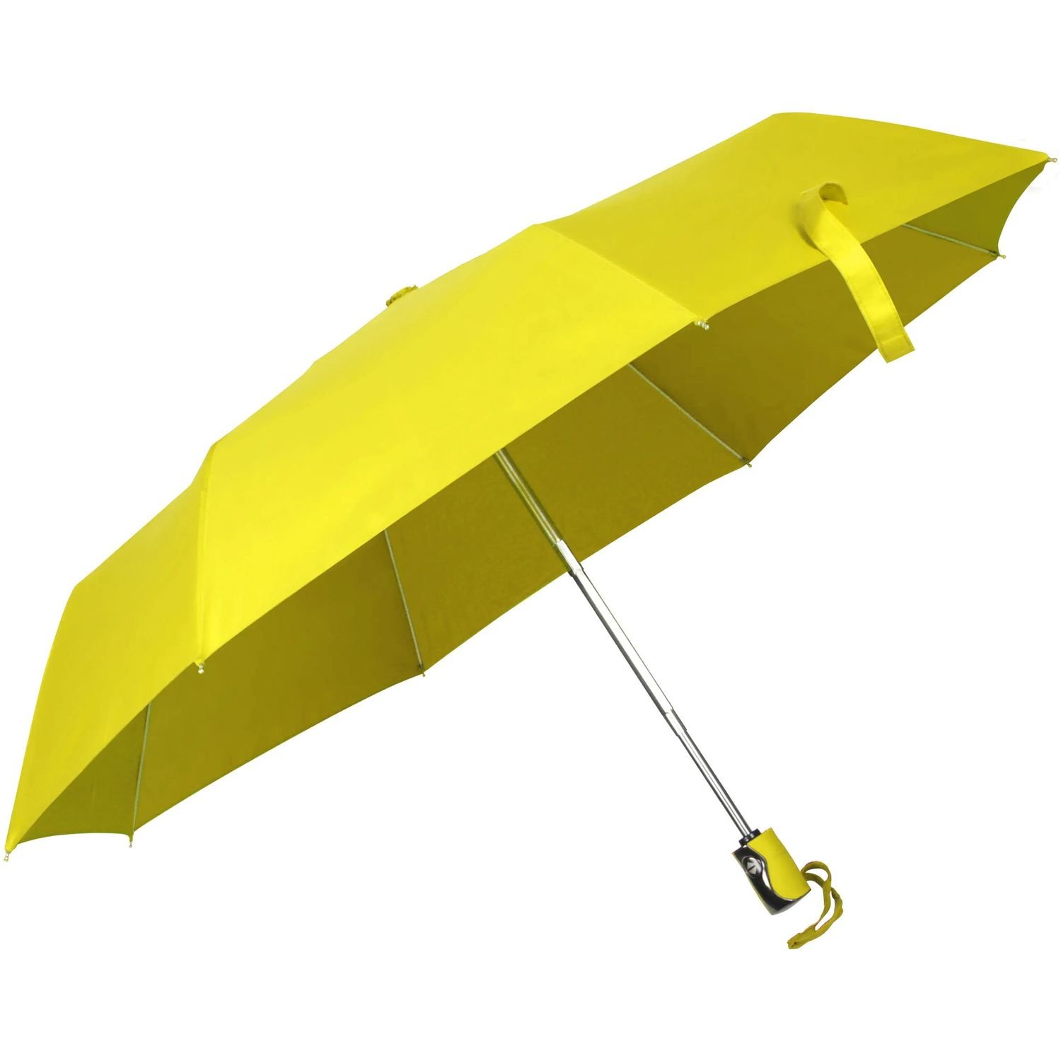 Зонт складной Bergamo Rich, желтый (4551008) - фото 1