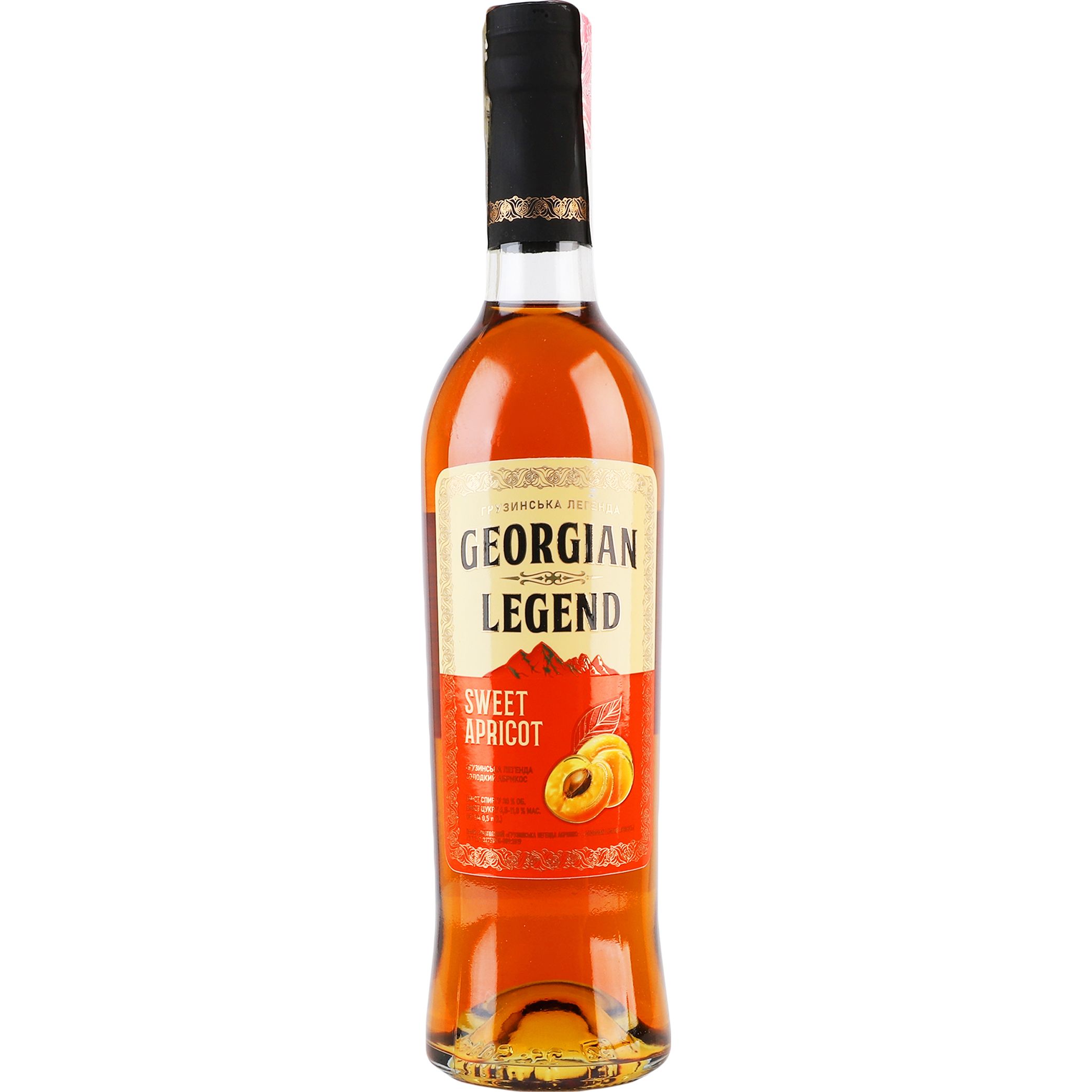 Напій алкогольний Old Georgian Legend Абрикос 30% 0.5 л (Sh-72797) - фото 1