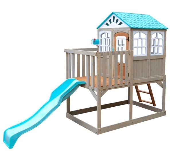 Деревянный детский домик с горкой Kidkraft Highline Retreat (F29060EF) - фото 1