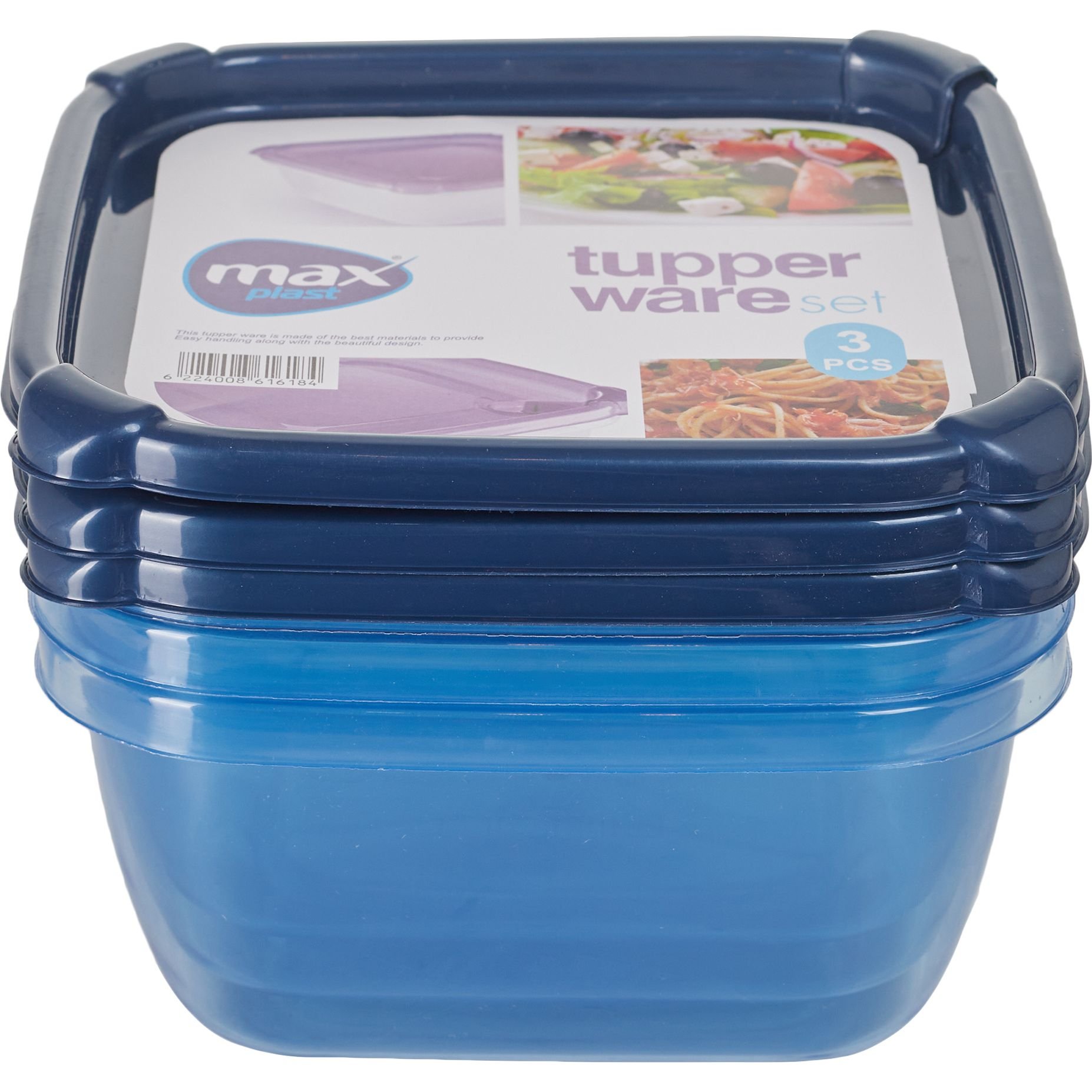 Набор контейнеров для еды Max Plast 1.5 л 3 шт. - фото 2