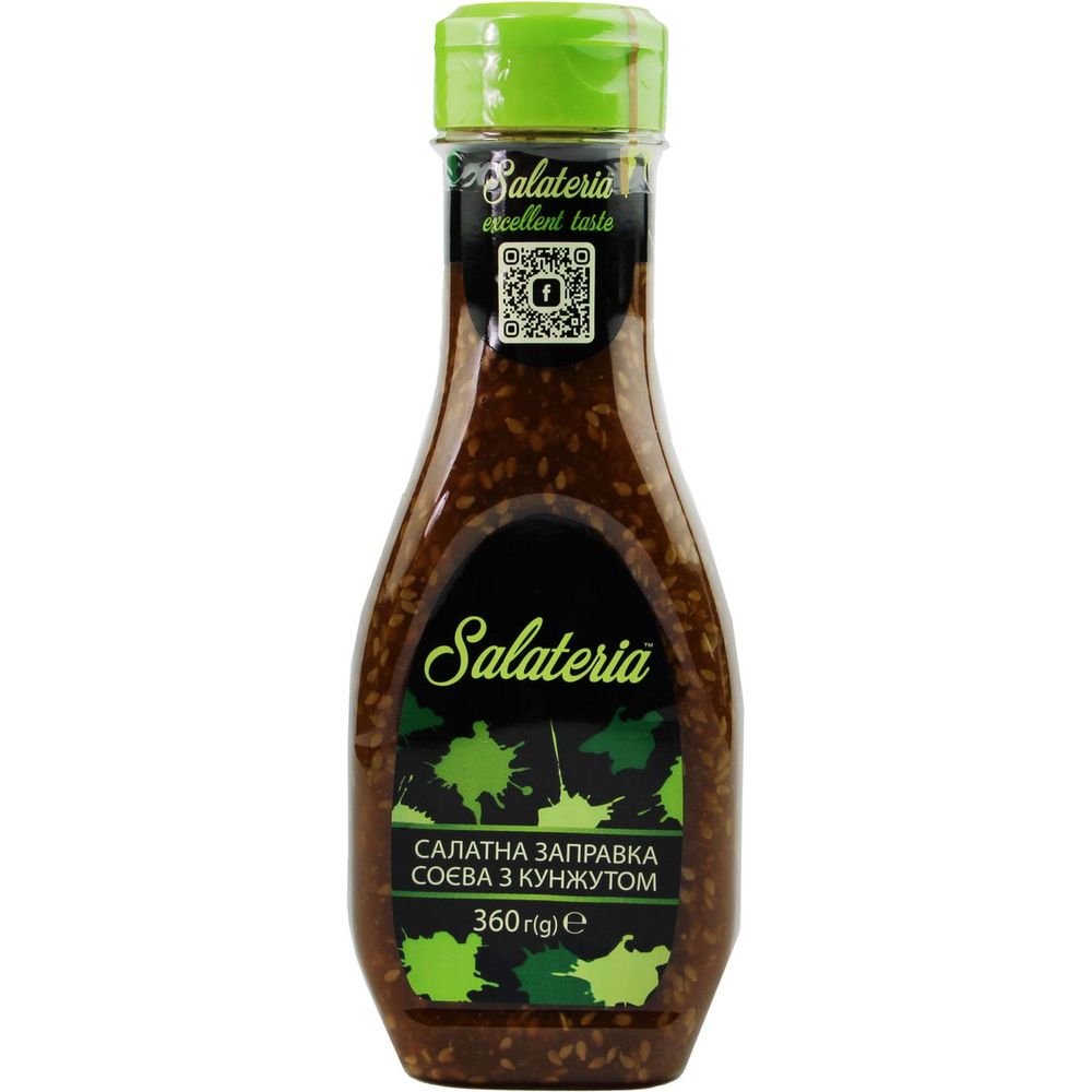 Салатна заправка Salateria соєва з кунжутом, 360 г - фото 1