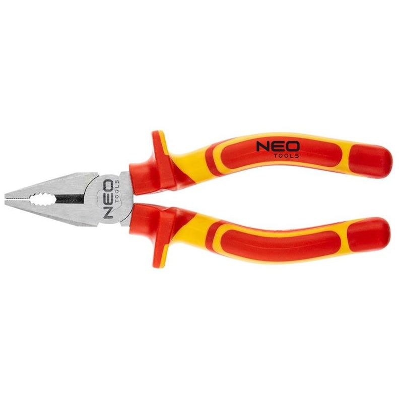 Плоскогубці комбіновані Neo Tools діелектричні CrV 180 мм (01-221) - фото 1