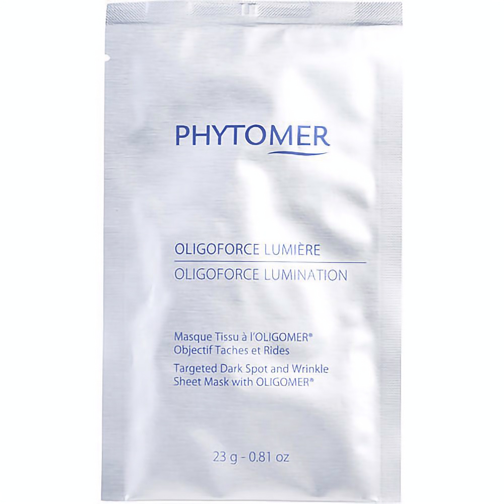 Відновлююча тканинна маска проти зморшок та темних плям Phytomer Oligoforce Lumination Targeted Dark Spot and Wrinkle Sheet Mask, 23 г - фото 1