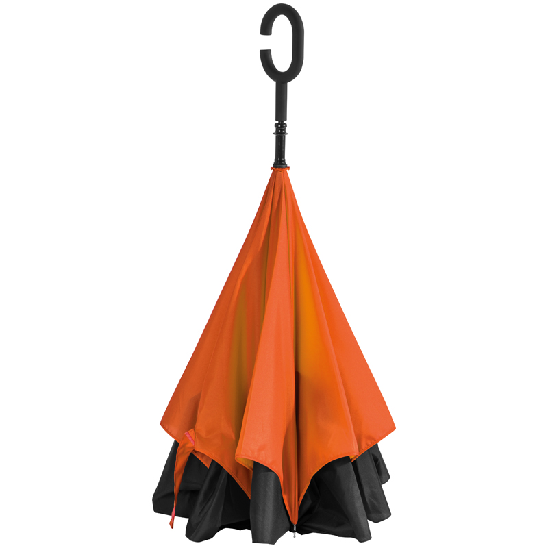 Парасолька-тростина Macma, зі зворотним складанням, помаранчевий (4047610) - фото 2
