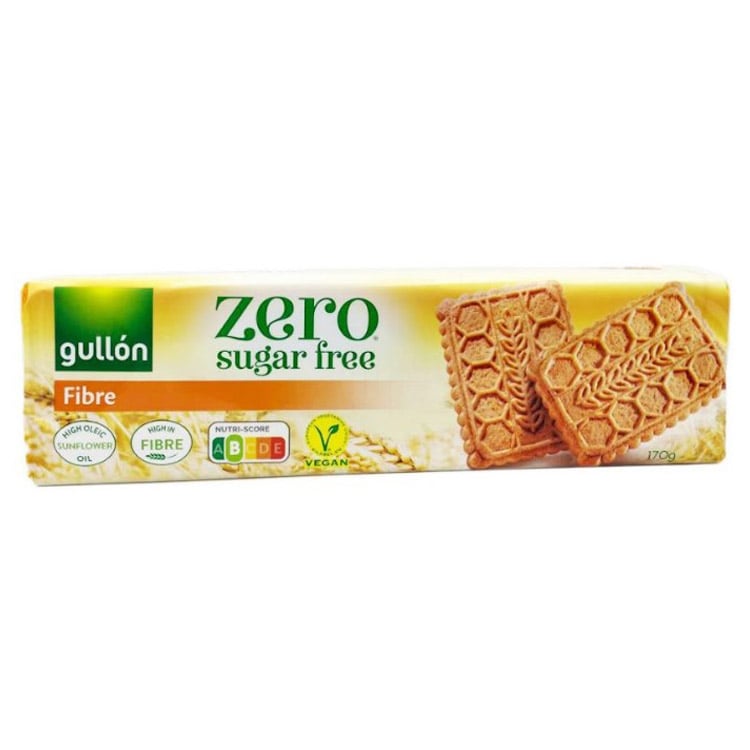 Печенье Gullon Diet Nature Fibra без сахара 170 г - фото 1