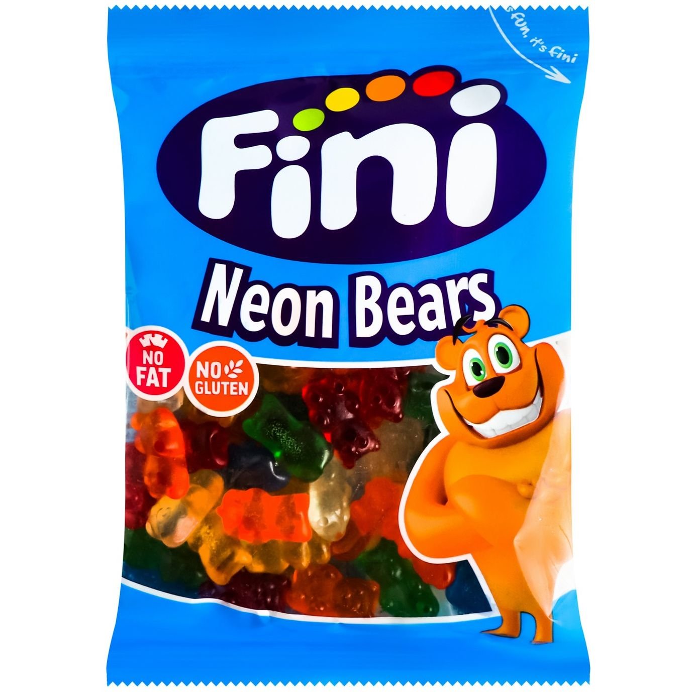Цукерки Fini Neon Bears желейні 90 г (924067) - фото 1