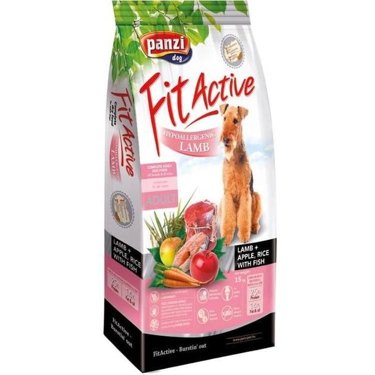 Сухий корм для собак усіх розмірів FitActive BC, гіпоалергенний, з ягням, 15 кг - фото 1