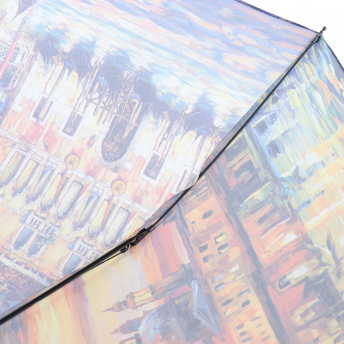 Жіноча складана парасолька механічна Art Rain 99 см різнобарвна - фото 9