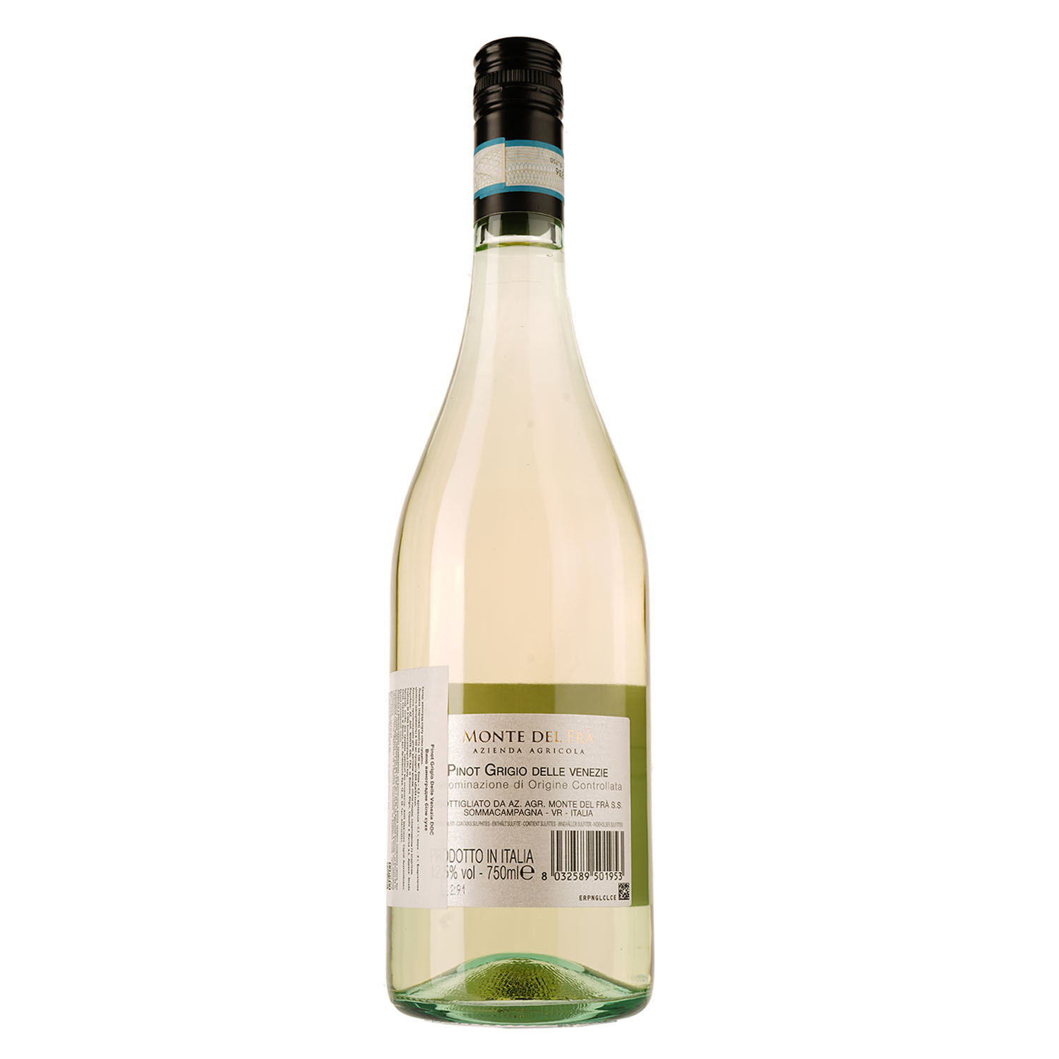 Вино Monte Del Fra Pinot Grigio Delle Venezie DOC, біле, сухе, 0,75 л - фото 2