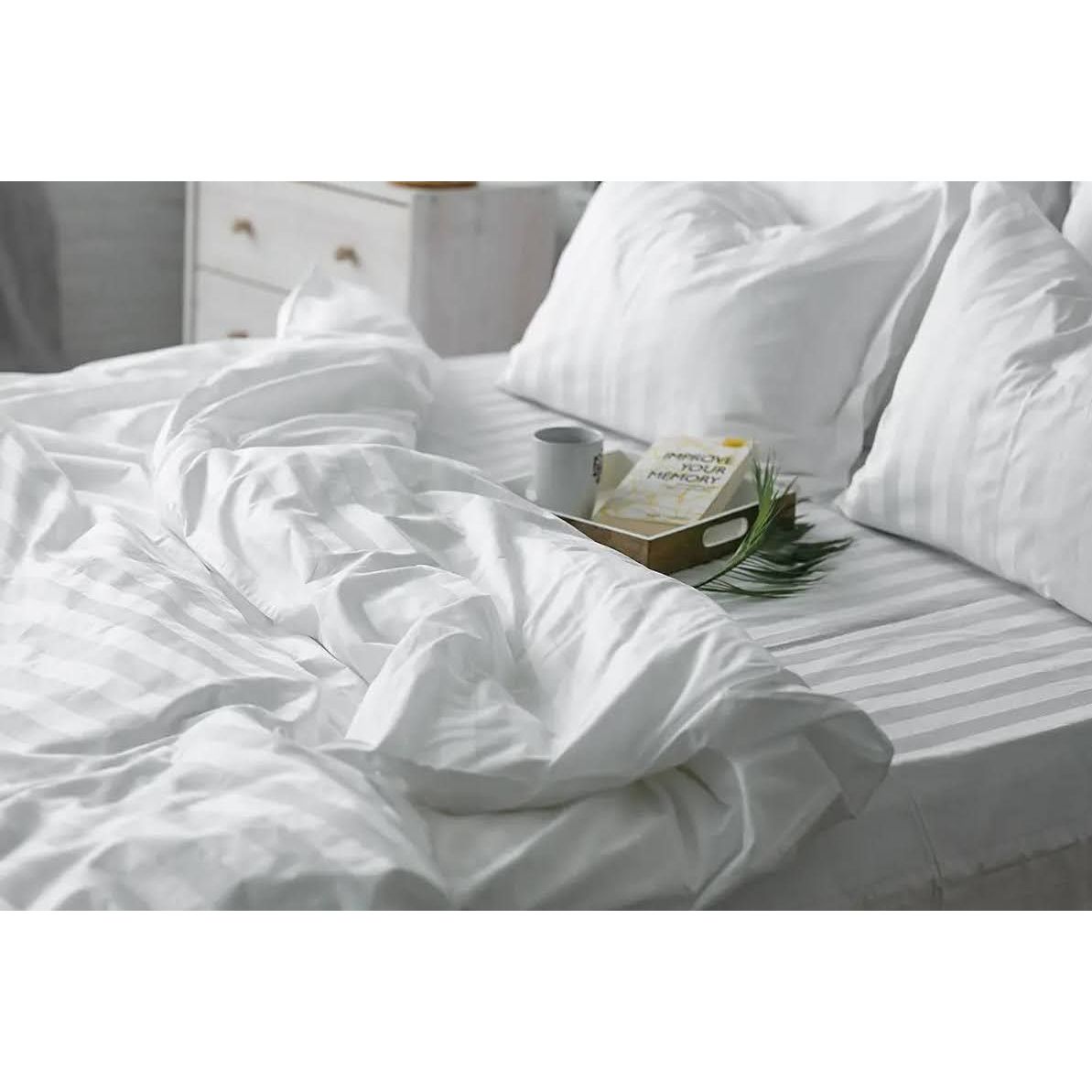 Комплект постельного белья Domikus страйп-сатин 145х210х2 см (4829900028169) - фото 1