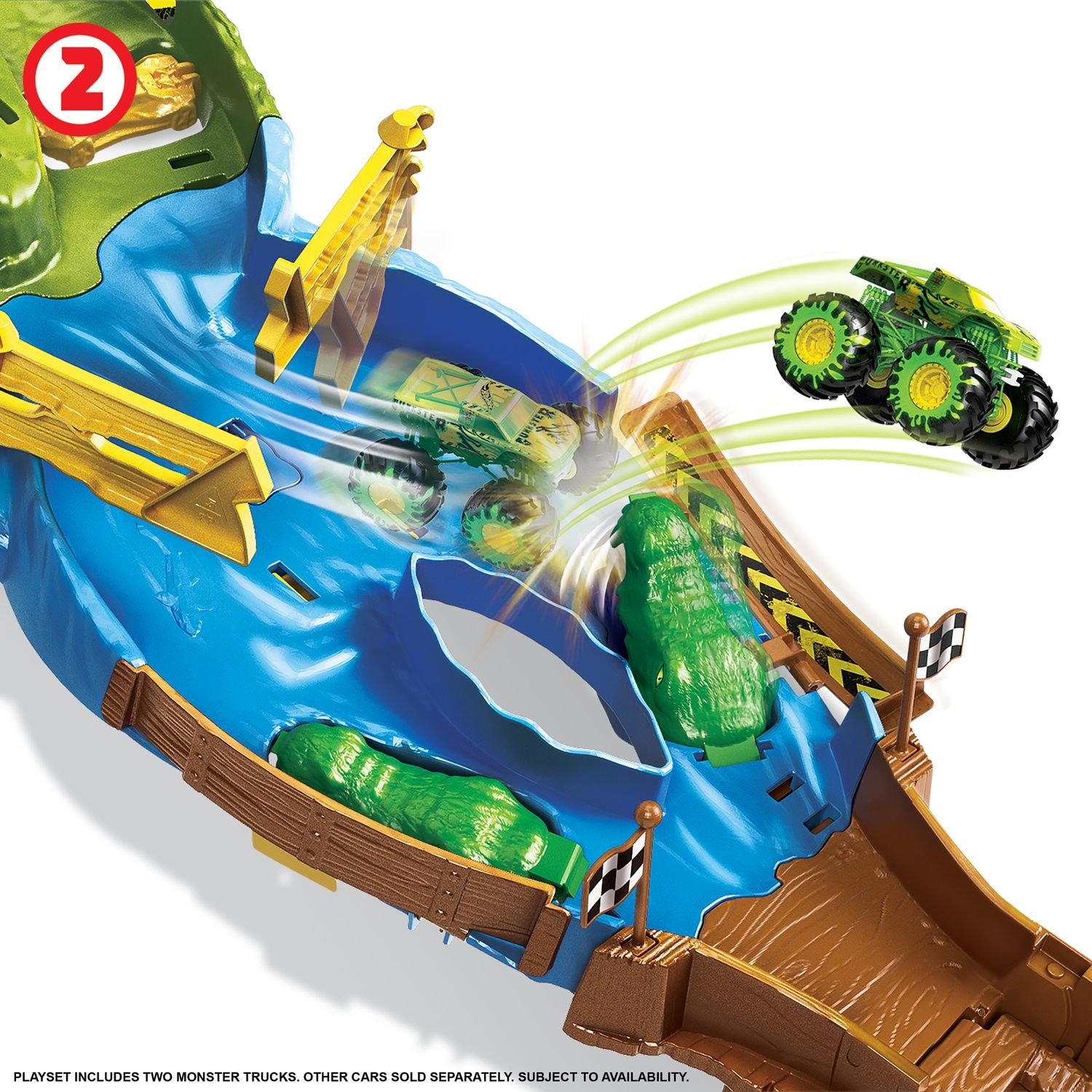 Игровой набор Hot Wheels Гонки титанов серии Monster Trucks (HGV12) - фото 3