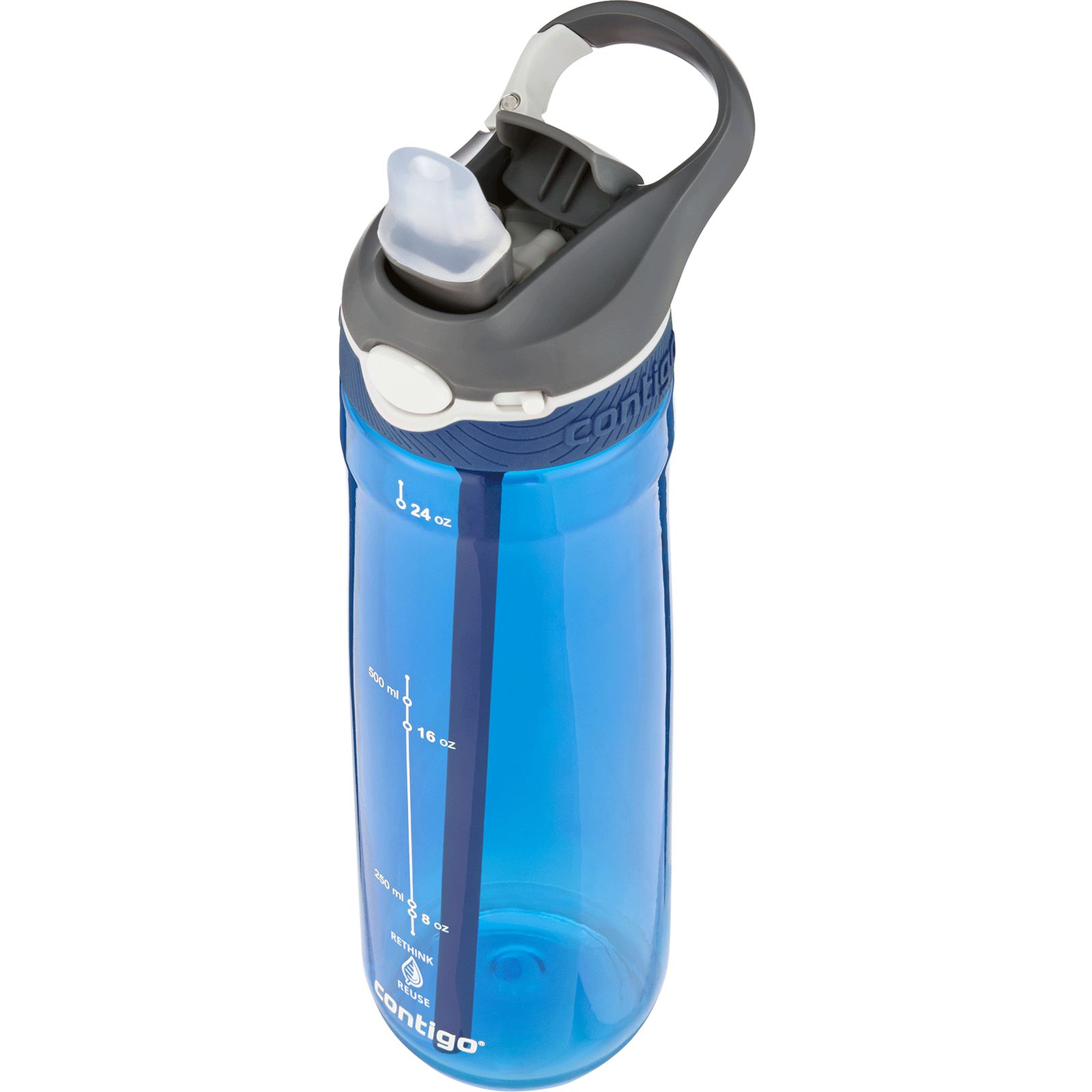 Бутылка для воды Contigo Ashland спортивная синяя 0.72 л (2191379) - фото 6