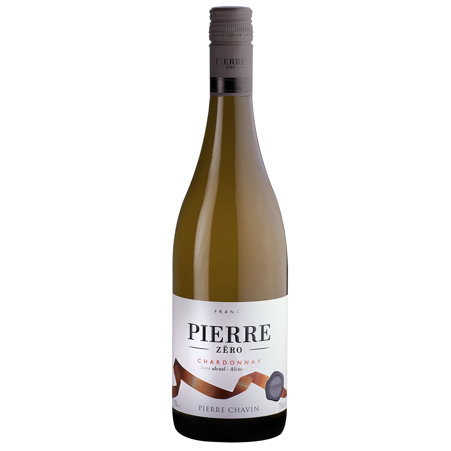 Вино безалкогольне Pierre Zéro Chardonnay, біле, напівсолодке, 0,75 л - фото 1