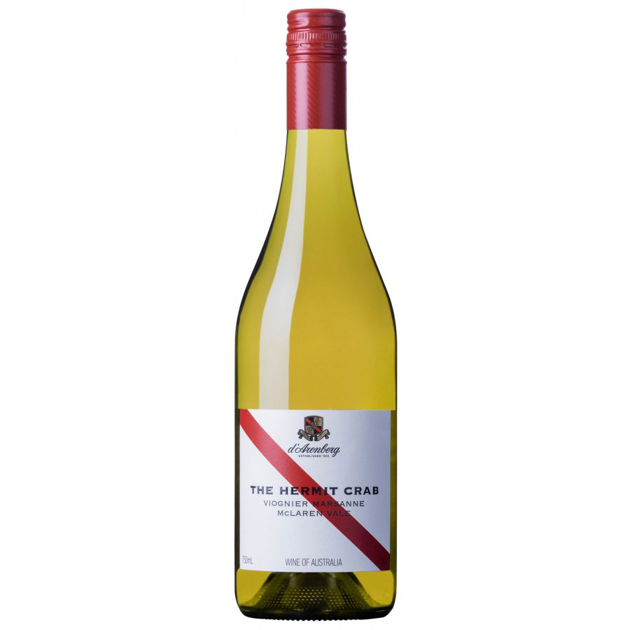 Вино d'Arenberg Hermit Crab Viognier Marsanne, біле, сухе, 13,5%, 0,75 л - фото 1