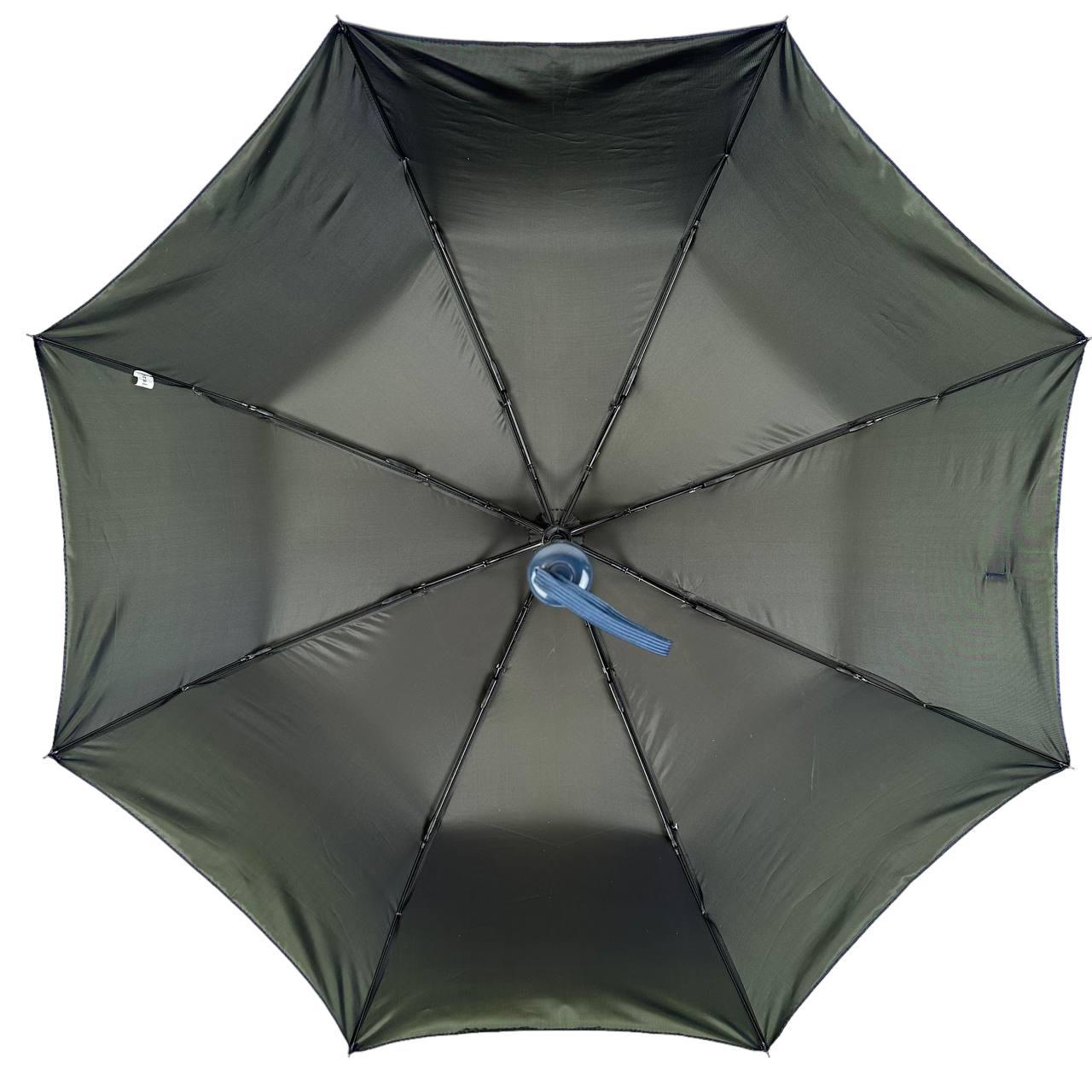 Жіноча складана парасолька напівавтомат Toprain 97 см синя - фото 3