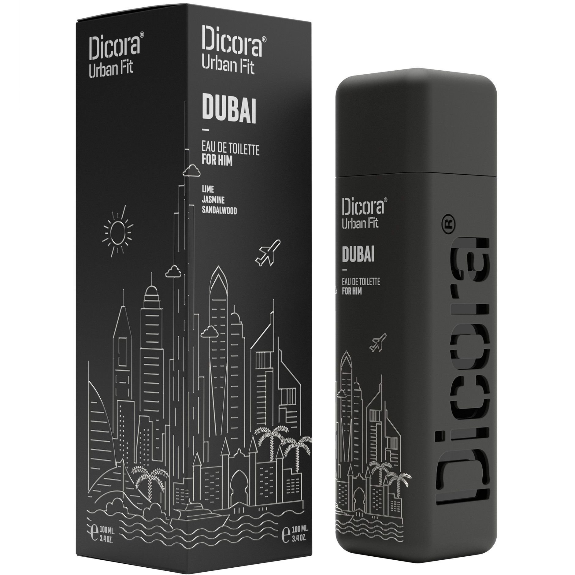 Туалетная вода Dicora Urban Fit Dubai, 100 мл (8480029434697) - фото 1