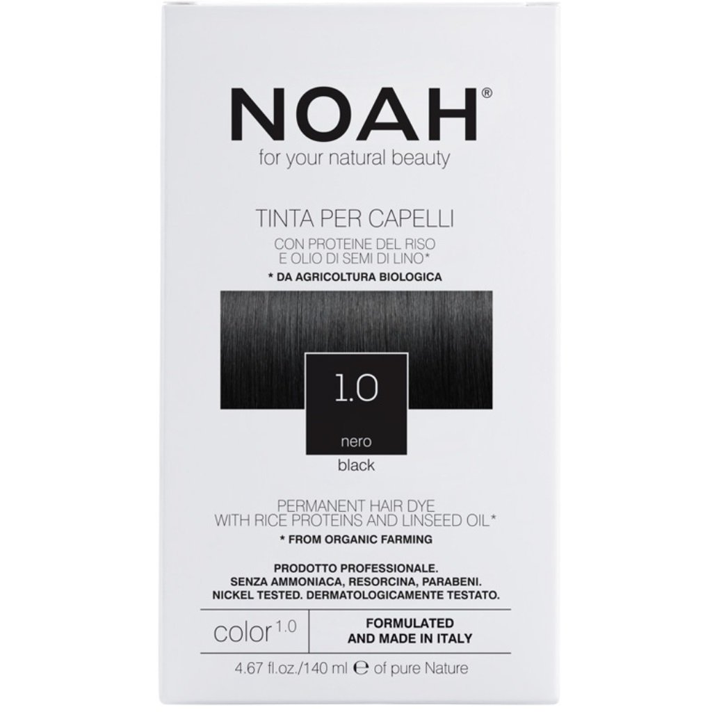 Фарба для волосся Noah Color, відтінок 1.0 (чорний), 140 мл (109781) - фото 1
