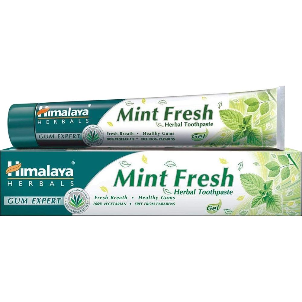 Зубная паста Himalaya Herbals Mint Fresh комплексный уход со свежей мятой 75 мл - фото 1