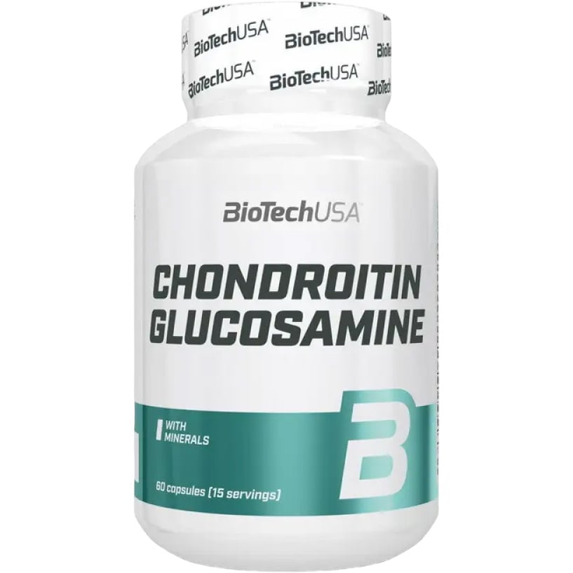 Комплекс для суглобів та зв'язок BioTech Chondroitin & Glucosamine 60 капсул - фото 1