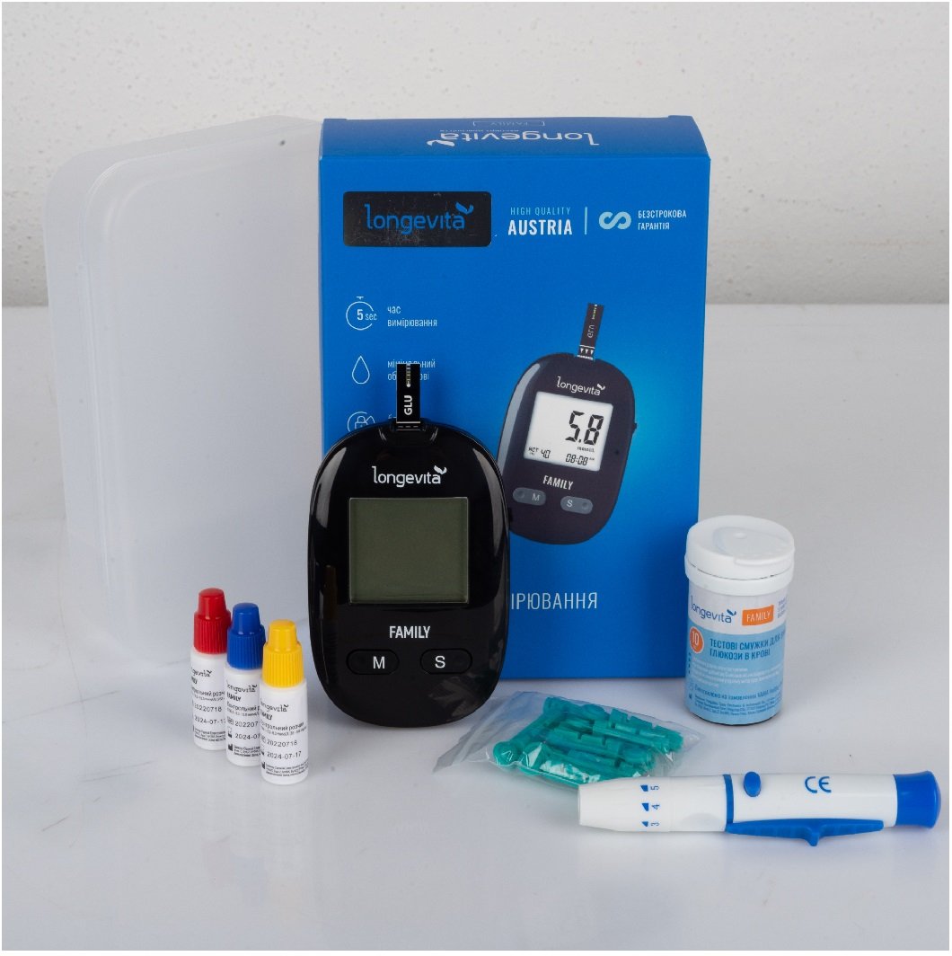Глюкометр Longevita Family Система для измерения глюкозы в крови (BG709) - фото 9