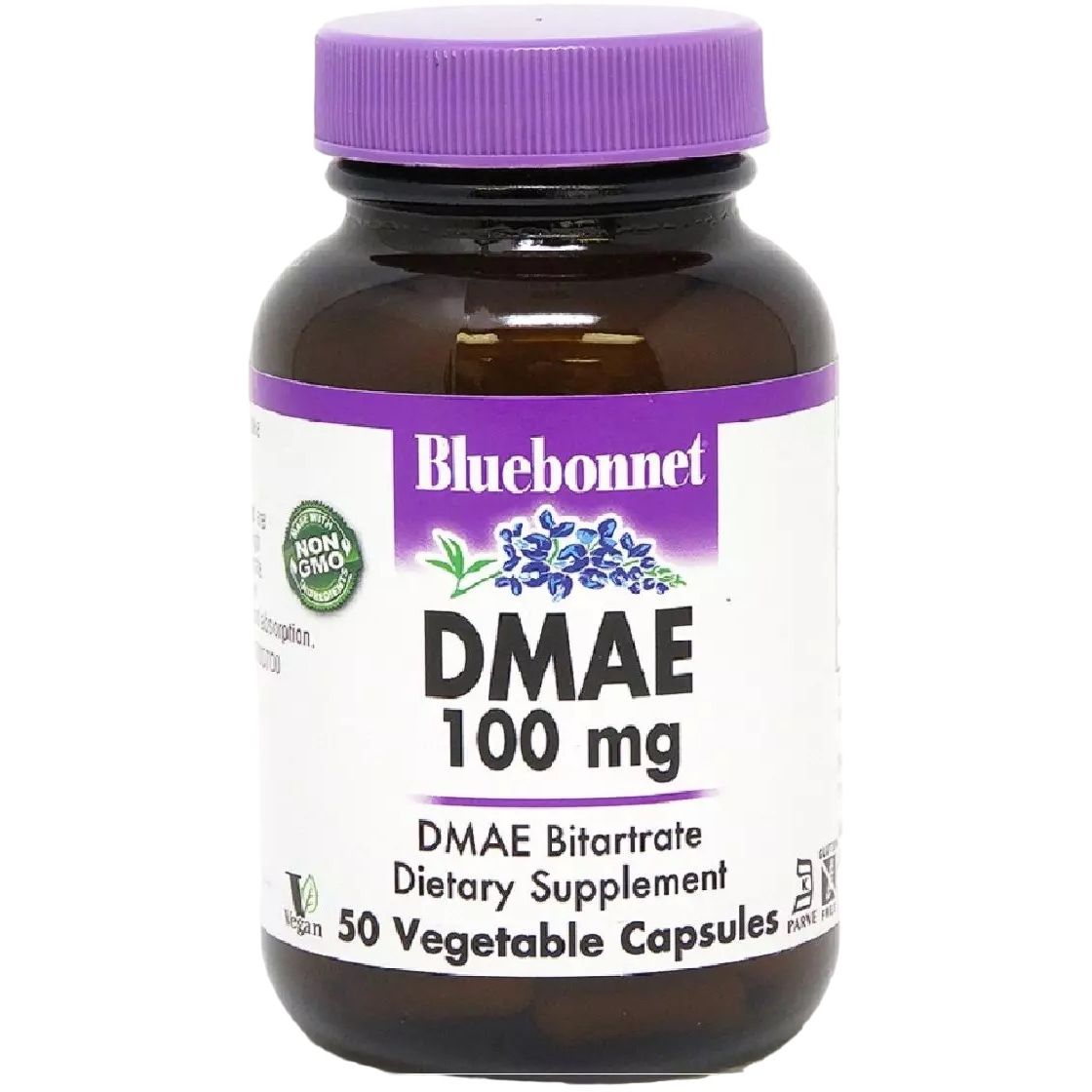 Диметиламиноэтанол Bluebonnet Nutrition DMAE 100 мг 50 капсул - фото 1