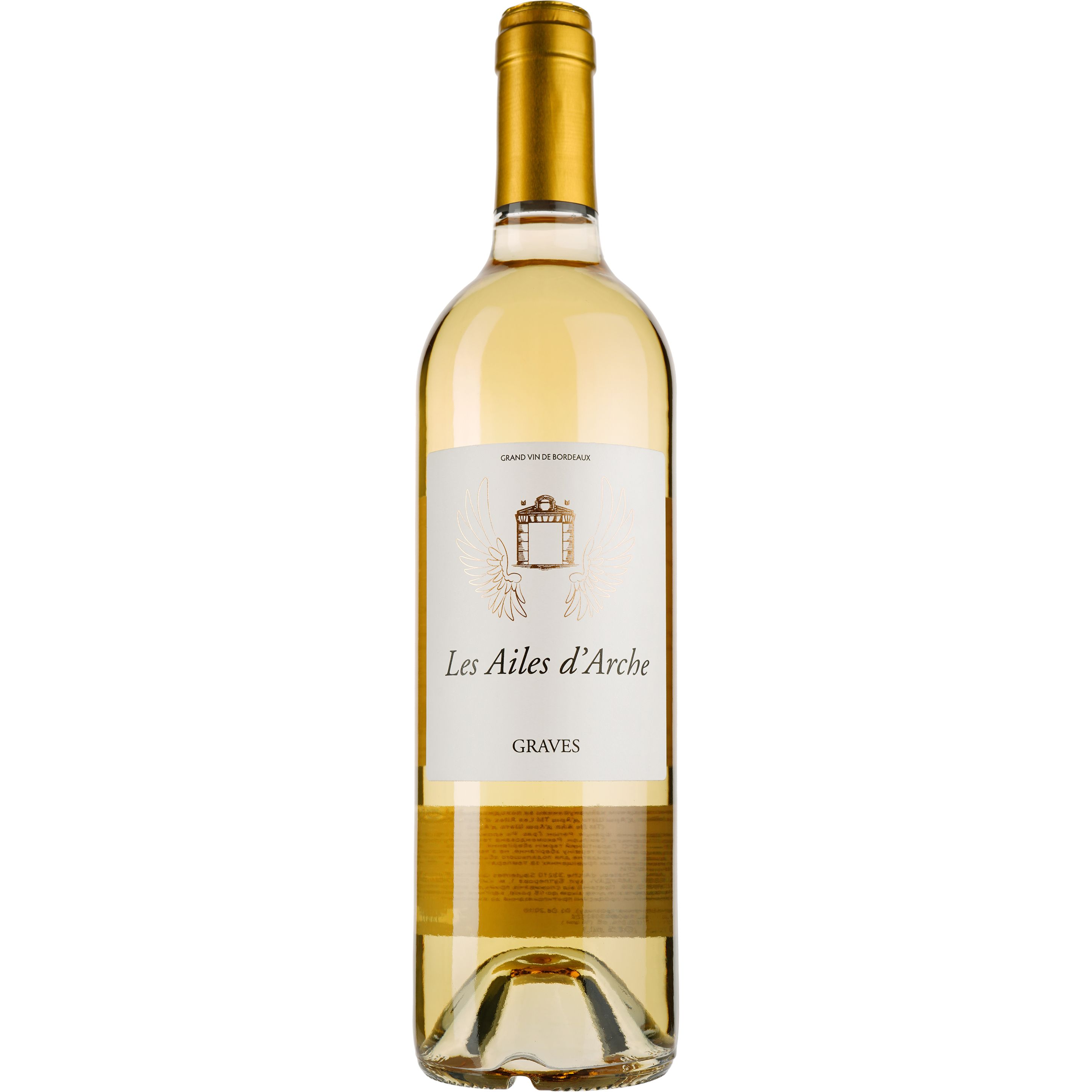 Вино Chateau d'Arche Les Ailes d'Arche Graves AOP, біле, сухе, 0,75 л - фото 1