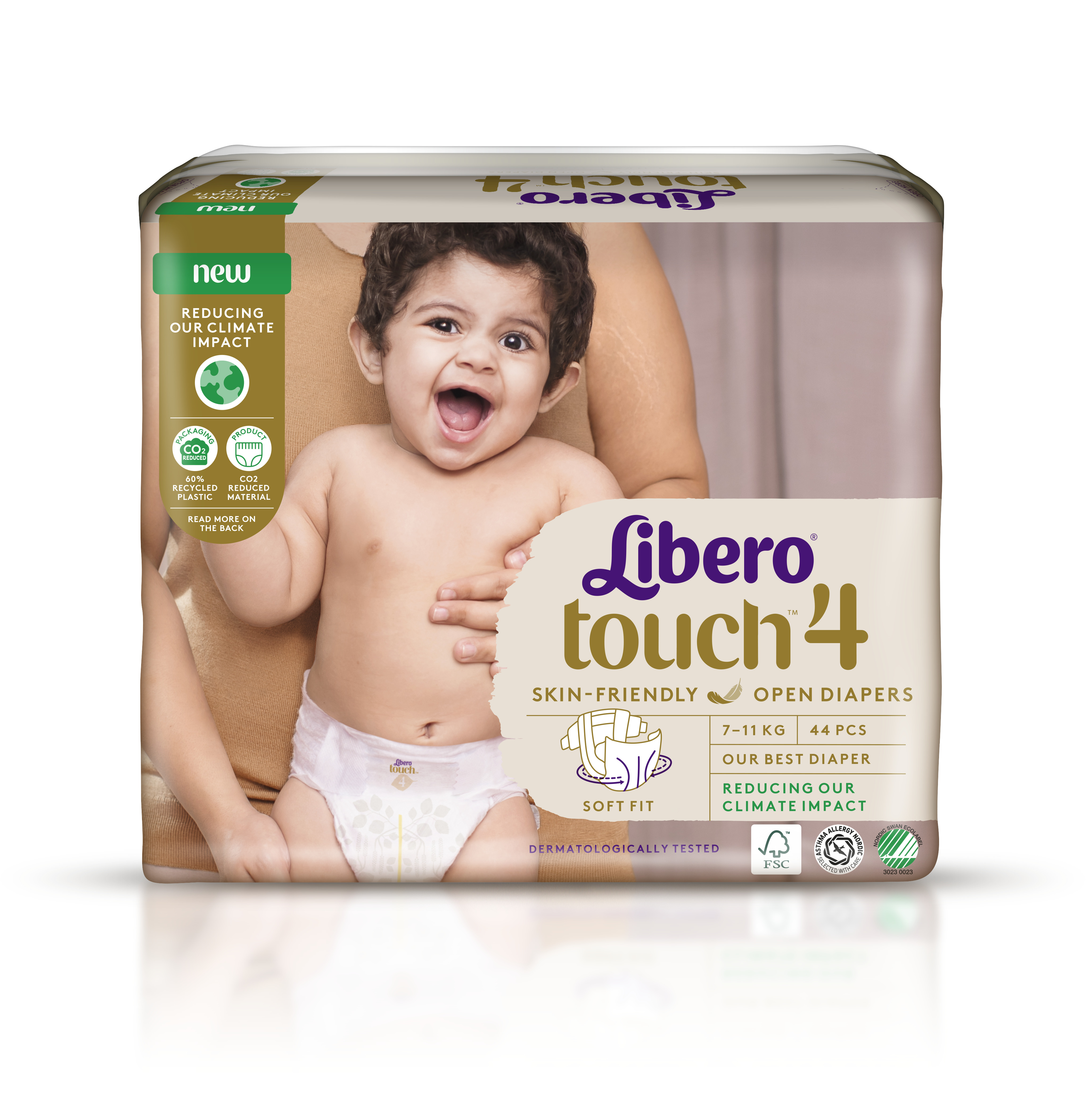 Подгузники Libero Touch 4 (7-11 кг), 44 шт. (79007) - фото 9