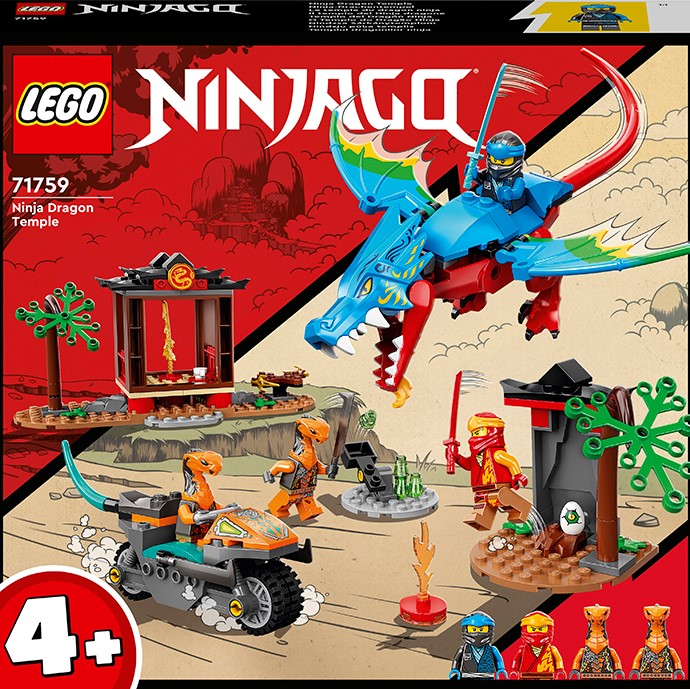 Конструктор LEGO Ninjago Храм ніндзя дракона, 161 деталей (71759) - фото 1