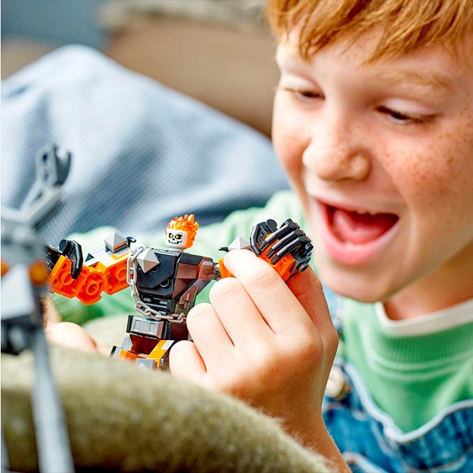 Конструктор LEGO Super Heroes Призрачный Всадник Робот и мотоцикл, 264 деталей (76245) - фото 10