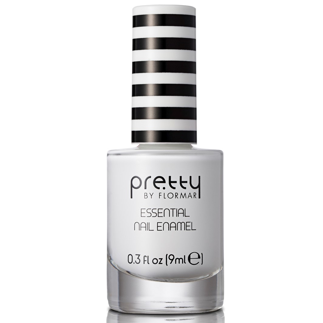 Лак для нігтів Pretty Essential Nail Enamel, відтінок 002 (Opaque White), 9 мл (8000018545861) - фото 1