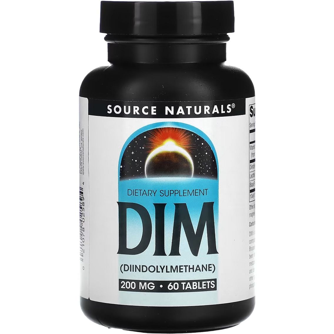 Дііндолілметан Source Naturals 200 мг DIM 60 таблеток - фото 1