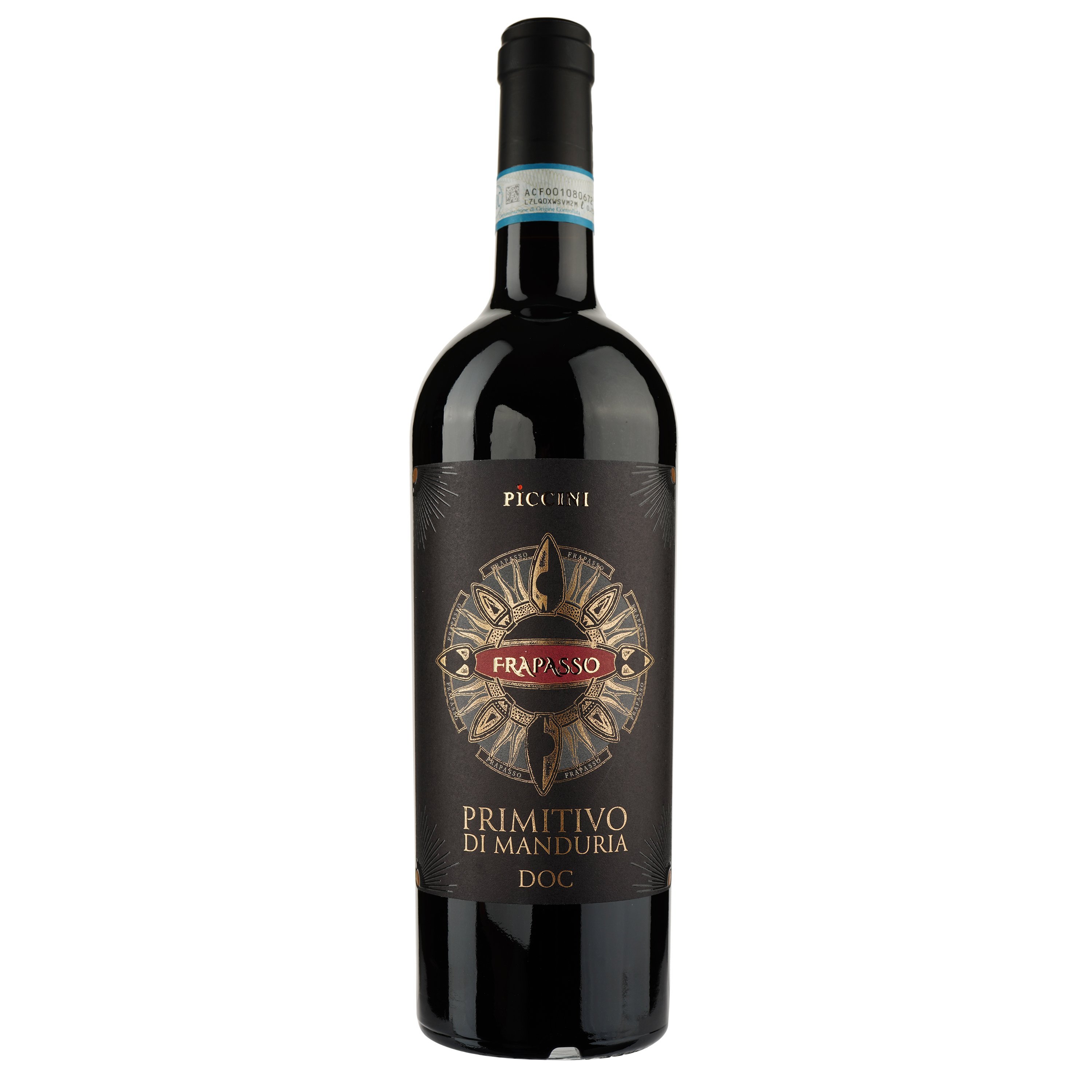 Вино Piccini Primitivo di Manduria, 12,5%, 0,75 л (875437) - фото 1