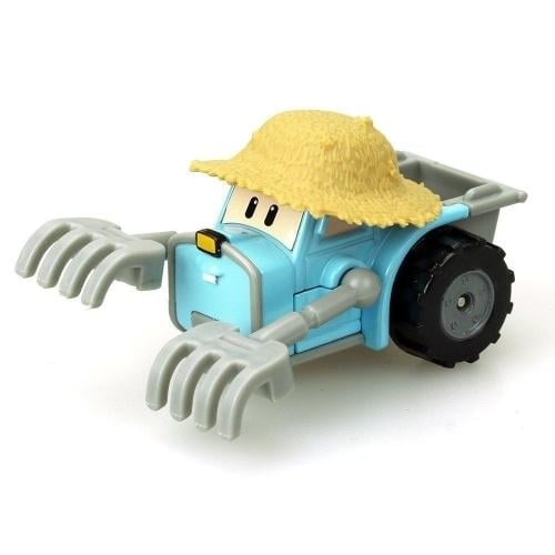 Трактор Трэки Robocar Poli металлическая машинка, 6 см (83358) - фото 1