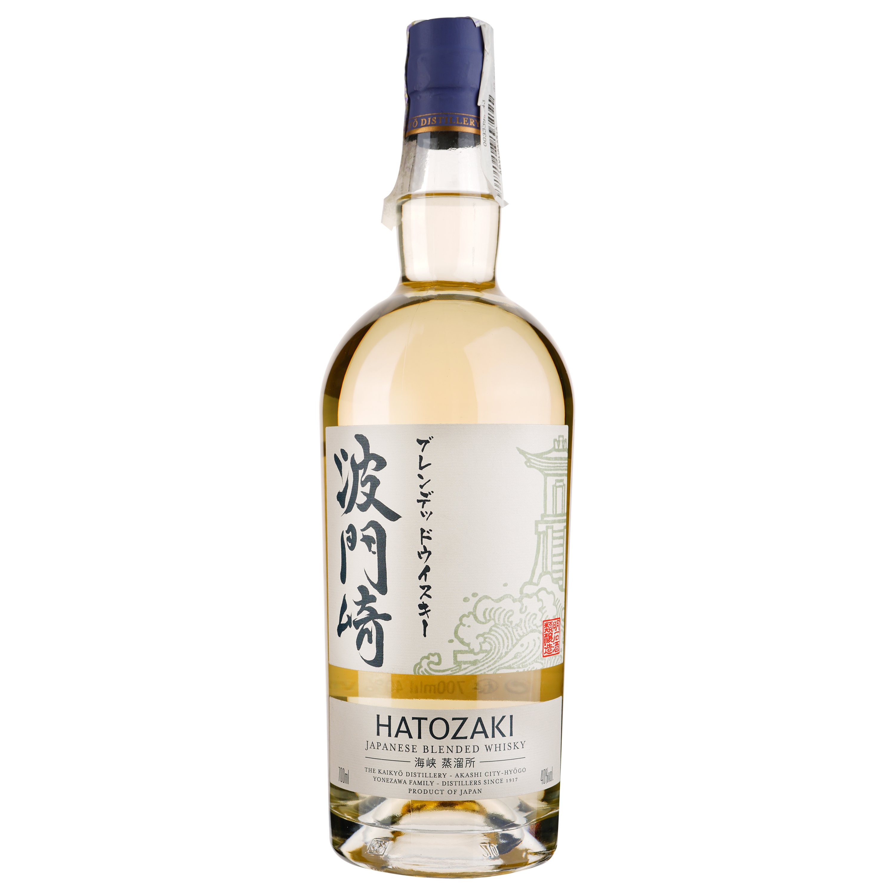 Виски Hatozaki Japanese Blended Whisky, 40%, 0,7 л - фото 1