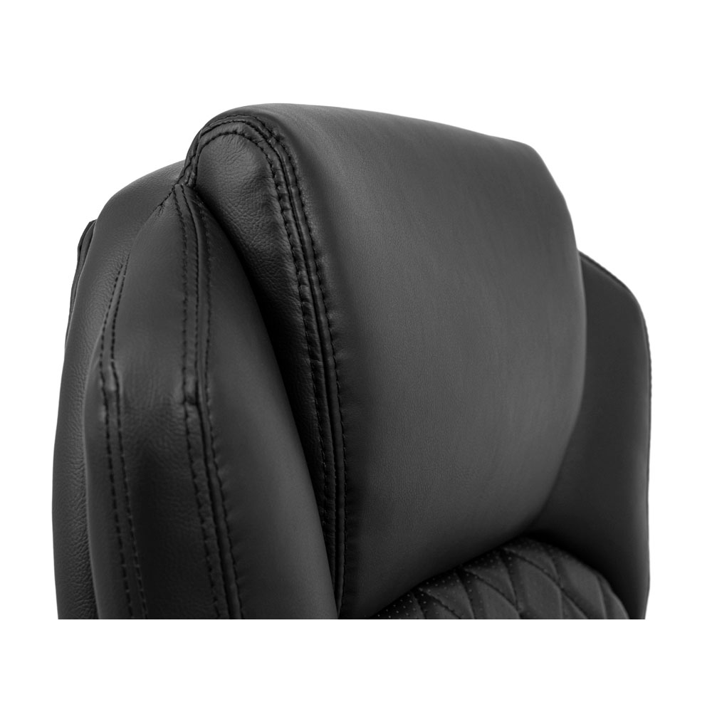 Кресло офисное Richman Премио Пластик Рич Synchro Кожа Сплит черный (RCM-1072) - фото 5