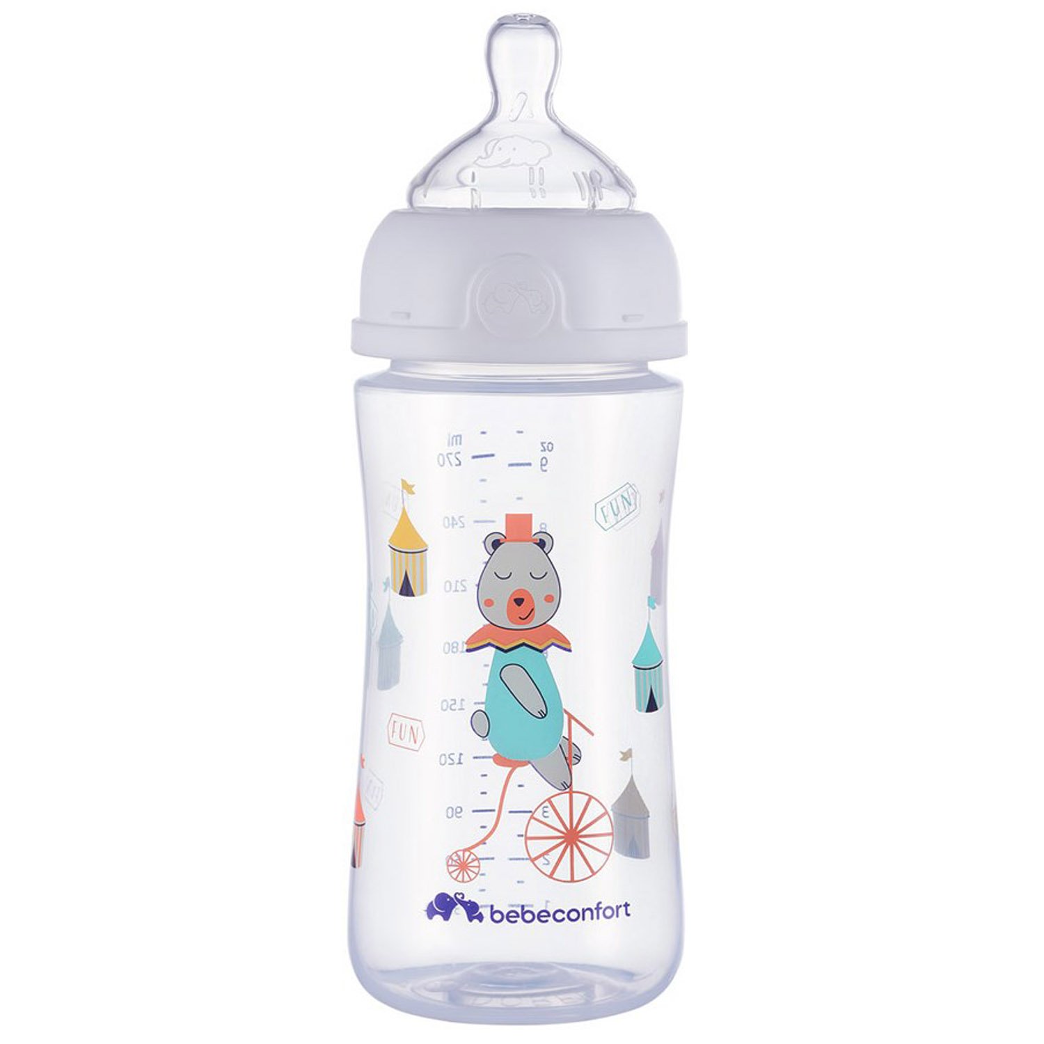 Пляшечка для годування Bebe Confort Emotion PP Bottle, 270 мл, біла (3102201970) - фото 1