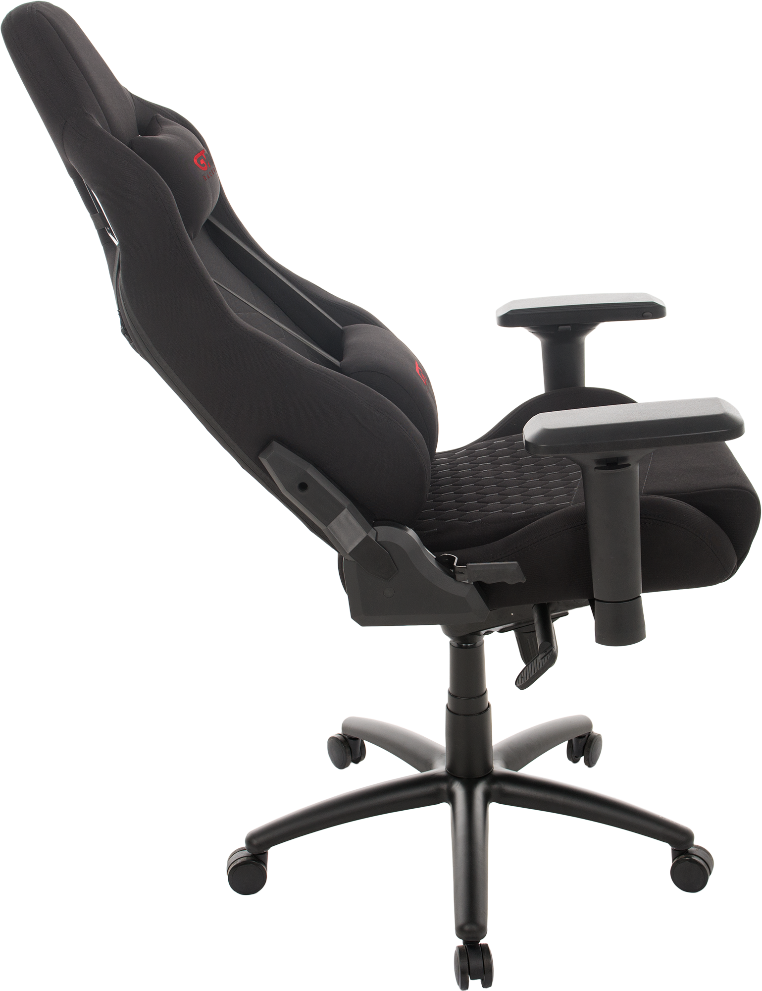 Геймерское кресло GT Racer черное (X-0712 Shadow Black) - фото 7