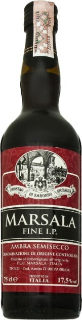 Вино Lazzaroni Marsala Fine Chiostro di Sarono червоне солодке, 0,75 л, 17,5% - фото 1