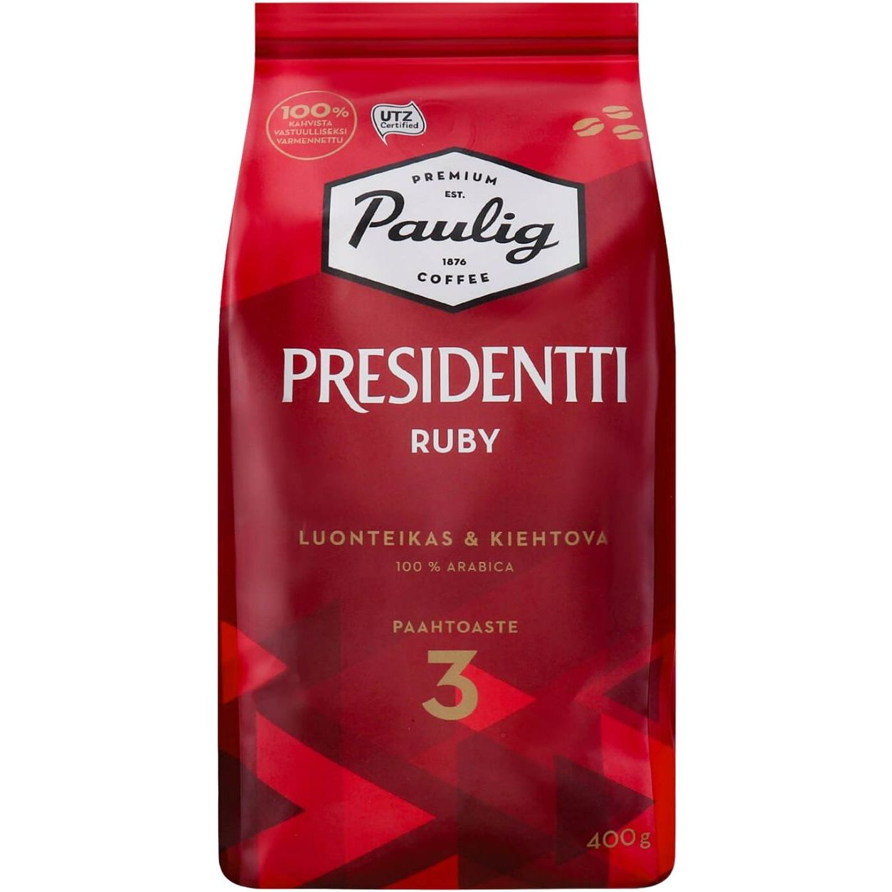 Кава в зернах Paulig Presidentti Ruby 400 г (873181) - фото 1