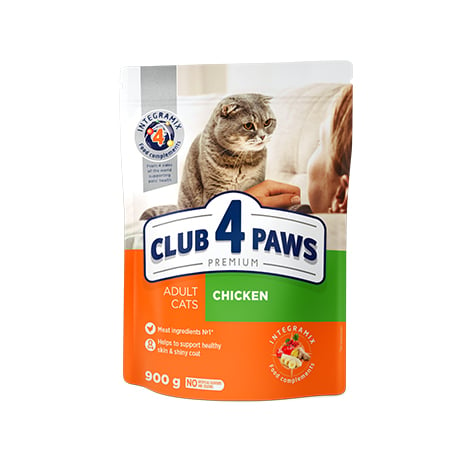 Сухий корм для котів Club 4 Paws курка, 300 г - фото 1