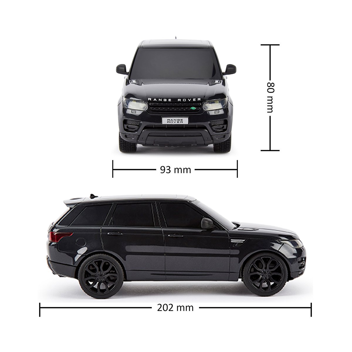 Автомобіль KS Drive на р/к Land Rover Range Rover Sport 1:24, 2.4Ghz чорний (124GRRB) - фото 6