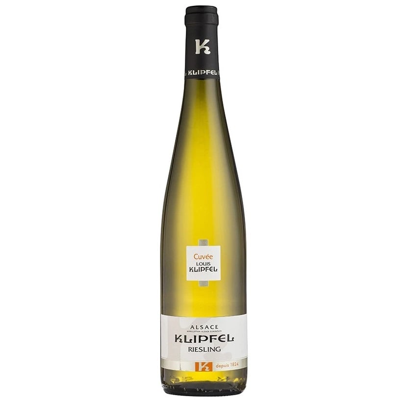 Вино Cuvee Louis Klipfel Riesling, белое, сухое, 12,5%, 0,75 л - фото 1