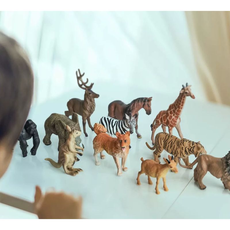 Набір фігурок тварин Beiens Тваринний світ 55 предметів (30860) - фото 3