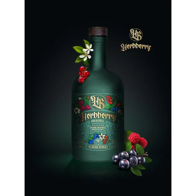 Бальзам Herbberry Original 35% 0.5 л в подарочной коробке - фото 6