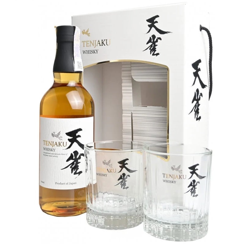 Виски Tenjaku + 2 стакана, в подарочной упаковке, 40%, 0,7 л - фото 1