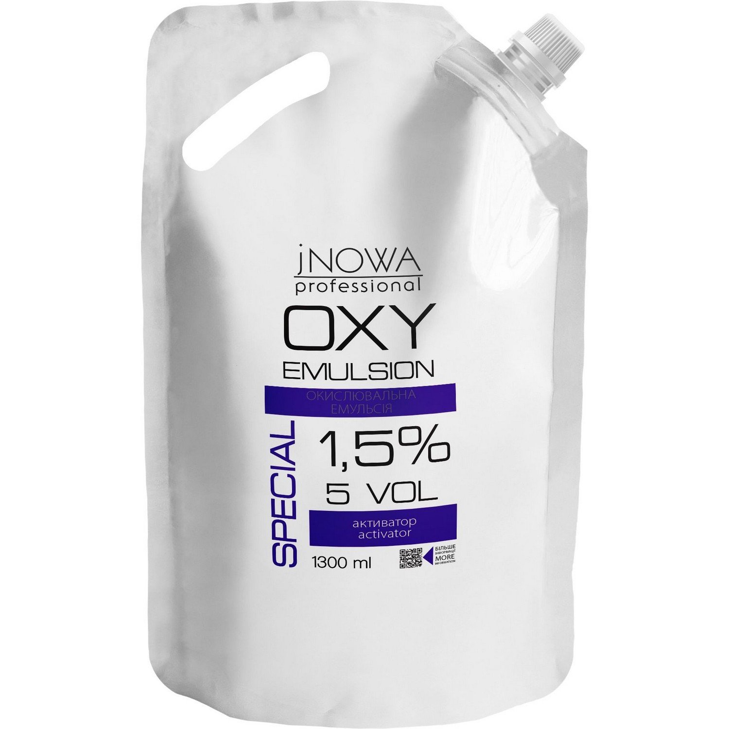 Окислительная эмульсия jNOWA Professional Special OXY 1,5%, 5 vol, 1300 мл - фото 1